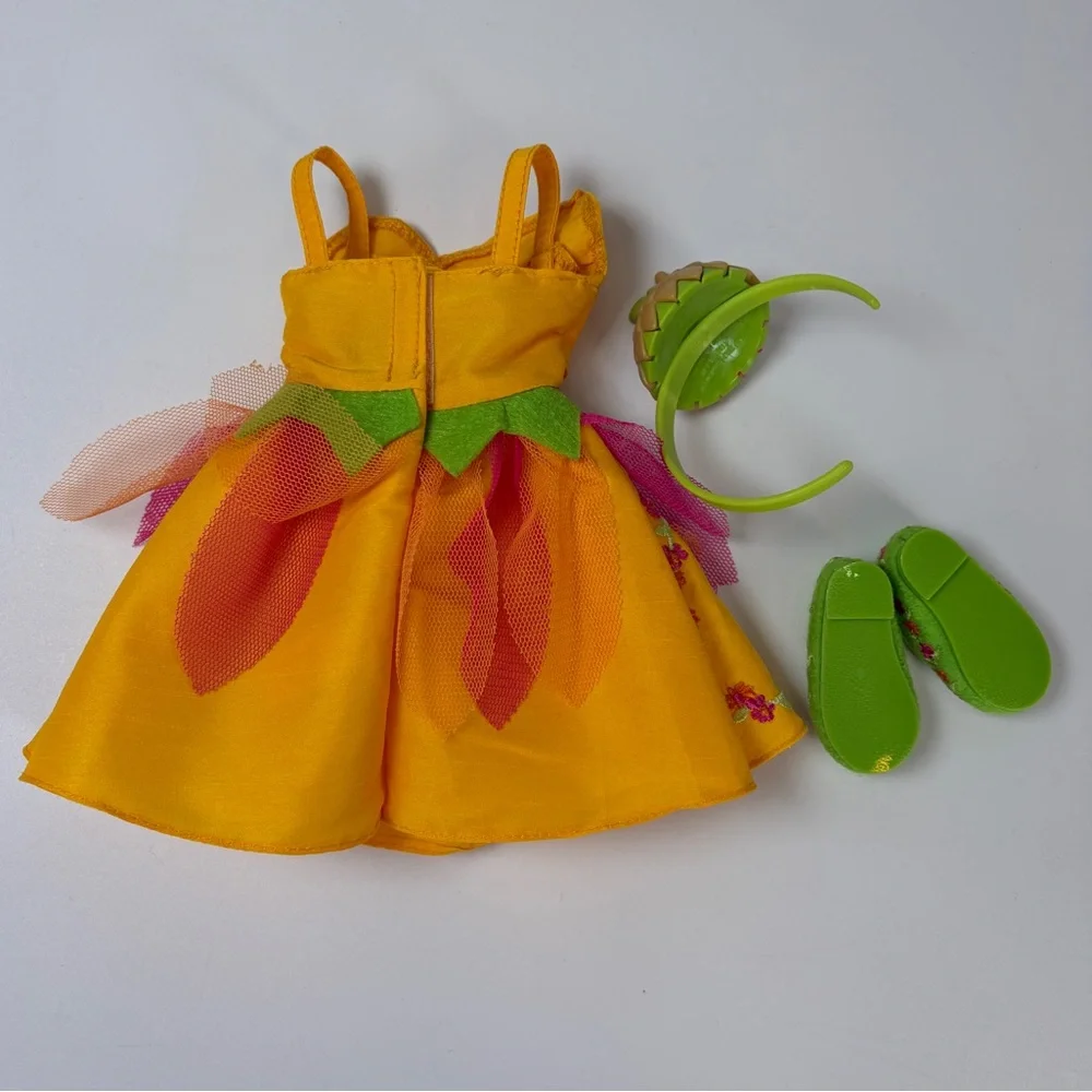 AG Wellie Wisher Twirling Tulip Costume Dress Shows Acorn Headband American Girl